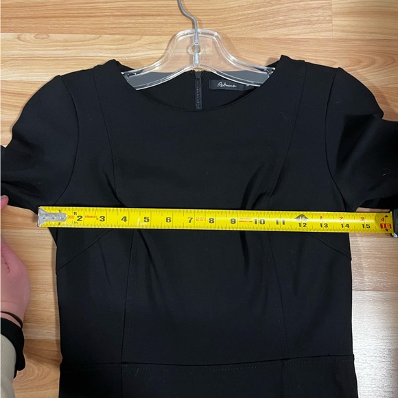 Reitmans slim fit long sleeve dress in black - Picture 6 of 6